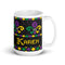 Mardi Gras Knitting Mug, NOLA Mug, Louisiana Mug, Knitter Mug, Fleur Di Lis Mug, Mardi Gras Beads Mug, NOLA cup
